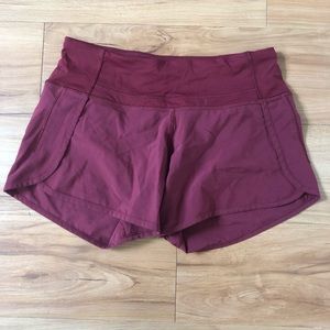 LULULEMON running shorts, 4”